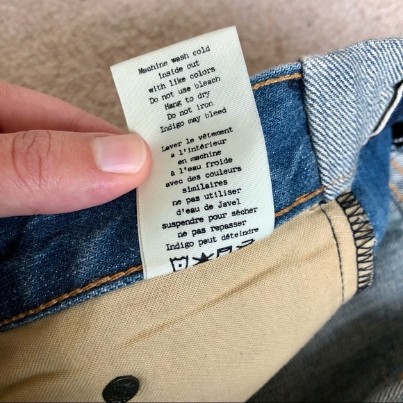 NWOT Rag & Bone Marilyn Crop Straight Jeans in Reverse Salvage - Picture 9 of 13